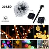 Solar bubble spherical light string outdoor atmosphere crystal ball light strip Christmas garden courtyard decoration light strip