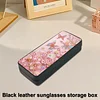 PU 5D Diamond Painting Sunglasses Storage Box Art Craft Glasses Case (Butterfly)