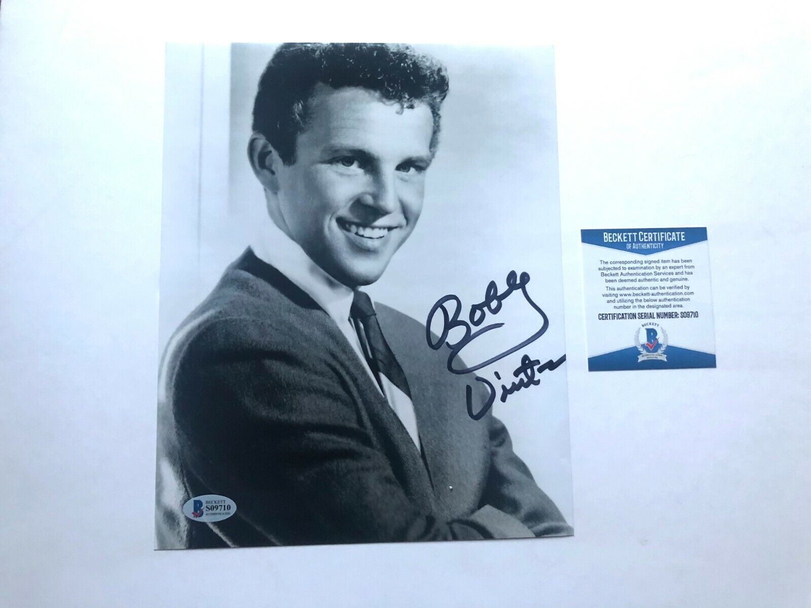 Bobby Vinton Hot! signed autographed classic 8x10 Photo Poster painting Beckett BAS coa