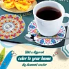 10pcs/set DIY Special Shape Diamond Painting Coasters Kits ( Mandala )