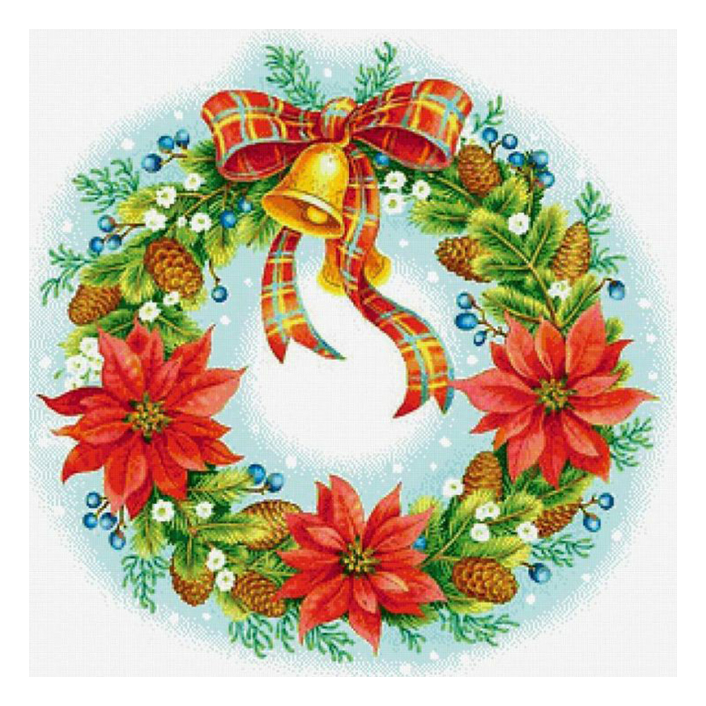 

Wreath - Round Drill Diamond Painting - 30*30CM, 501 Original