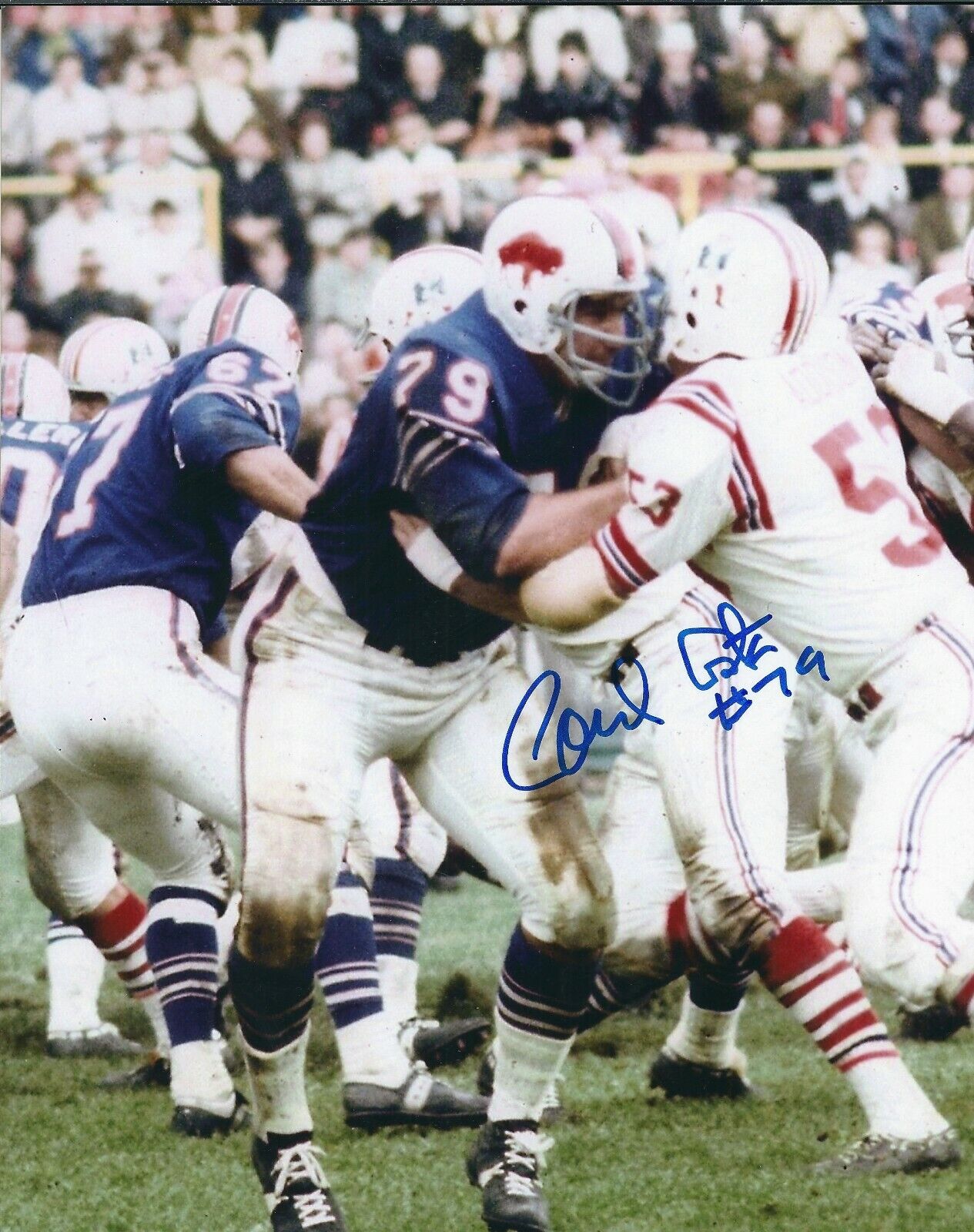 Autographed Paul Costa Buffalo Bills 8x10 Photo Poster painting w/COA