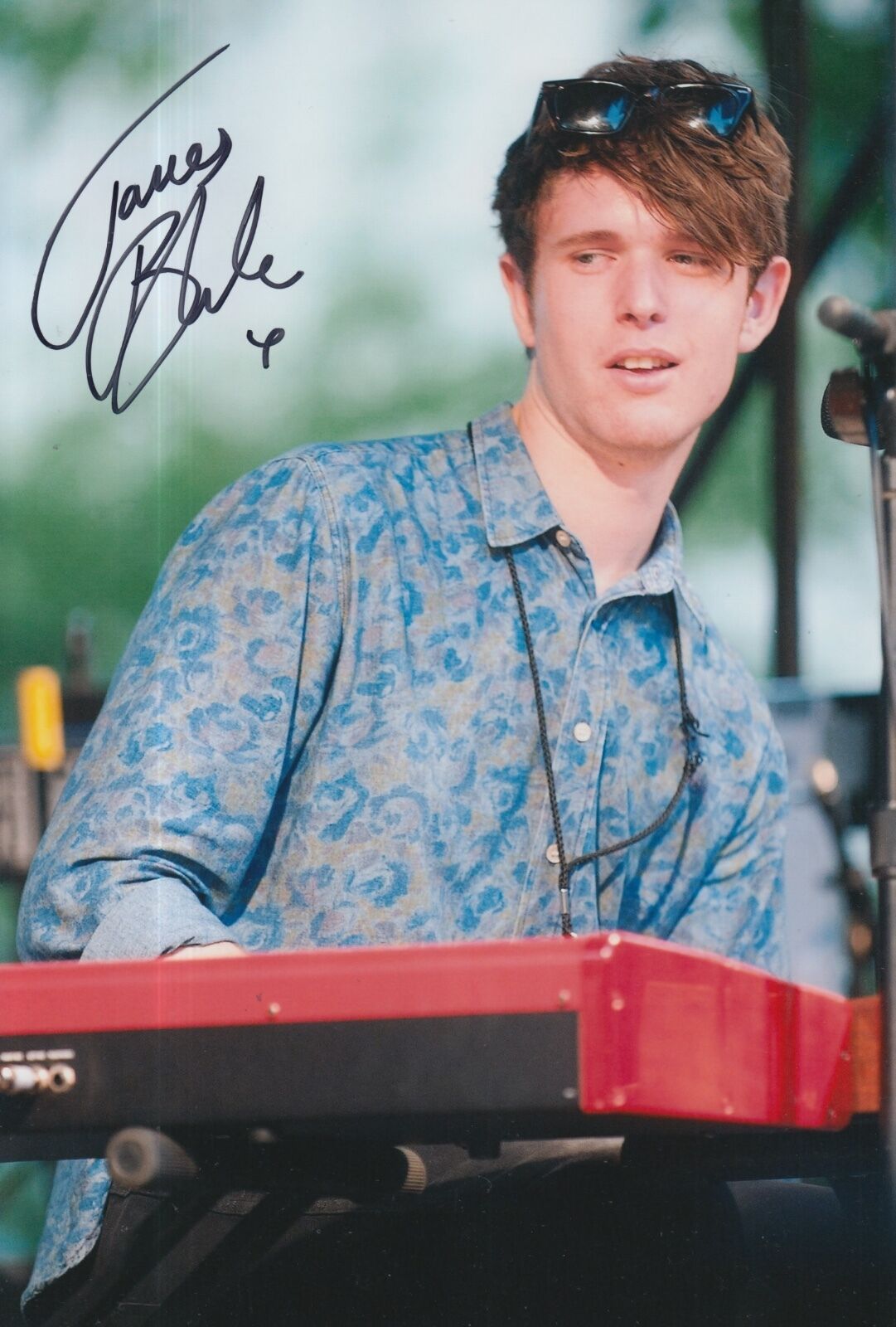 James Blake Hand Signed 12x8 Photo Poster painting.