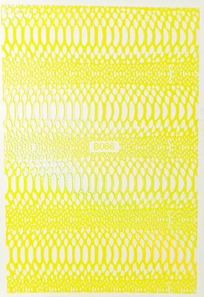 New 3D Bohemia Self-Adhesive Neon Curve Serpentine Letter Stripe Nails Stickers Acrylic Decorations Manicure Design-Nail Inspo