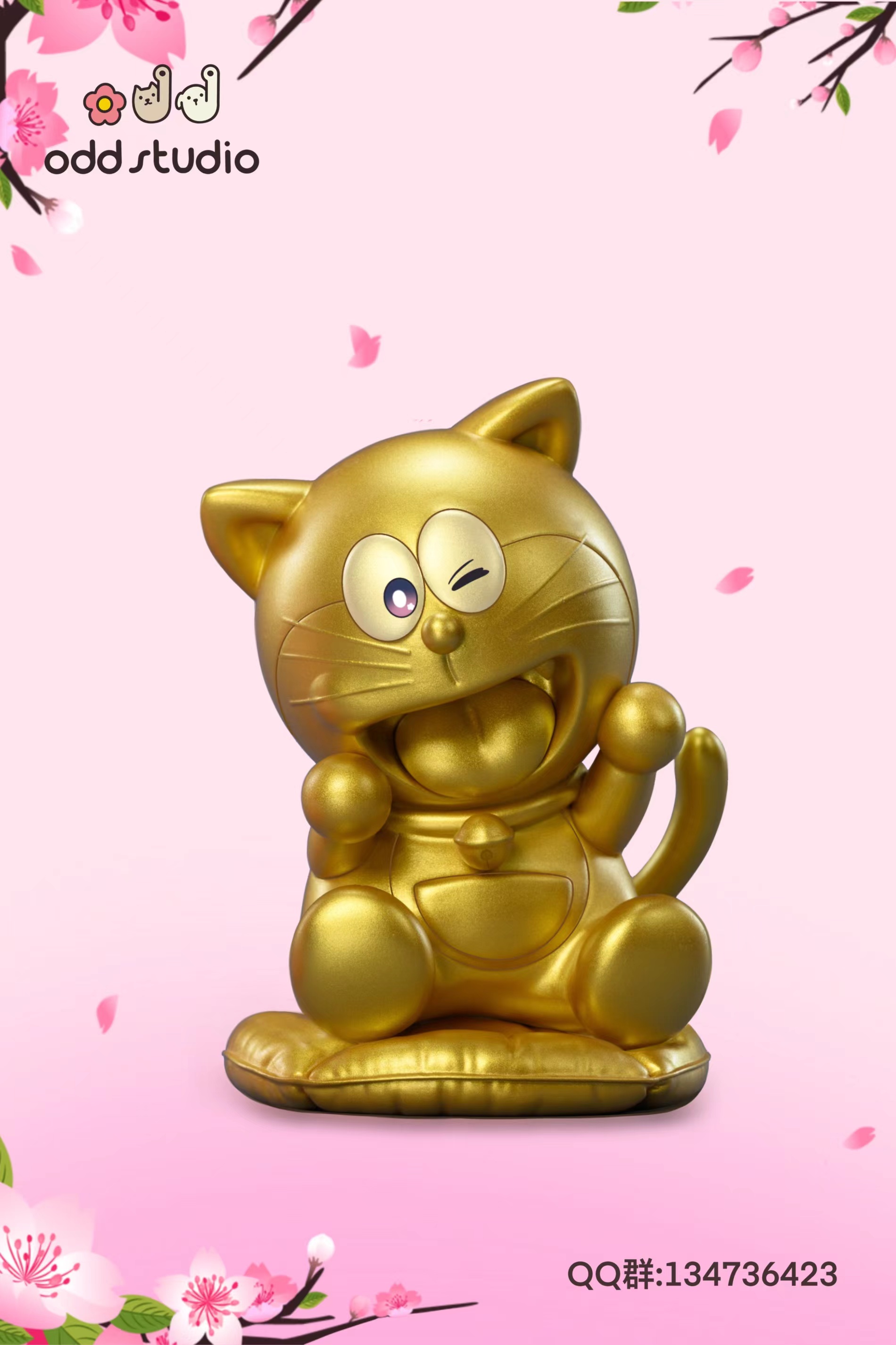 PRE-ORDER Odd Studio - Doraemon - Cat Doraemon Statue(GK)-