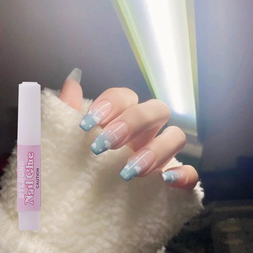 24PCS Nude Color Fake Nails With Black Grids Press On False Detachable Full Cover Artificial Tips Nail Art DIY Manicure No Glue-Nail Inspo