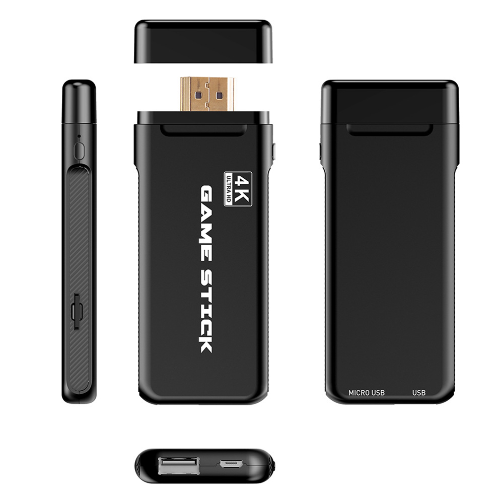 

Mini Video Game Console Dual Player Wireless Controller HDMI Stick, 64g, 501 Original
