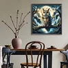 Diamond Painting-DIY Full Round Drill Owl(45x45cm)