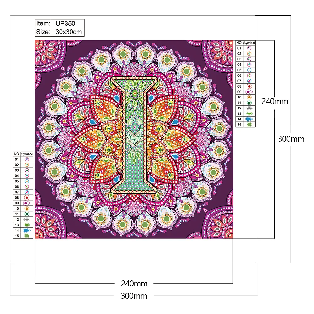 Diamond Painting - Partial Special Shaped Drill - Datura I(30*30cm)