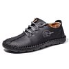 Gioiacombo&trade; Scarpe da uomo in pelle stringate casual autunno e inverno nuove scarpe peas