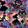 Alice In Wonderland-11CT Stamped Cross Stitch 40*40cm tapestrymarket