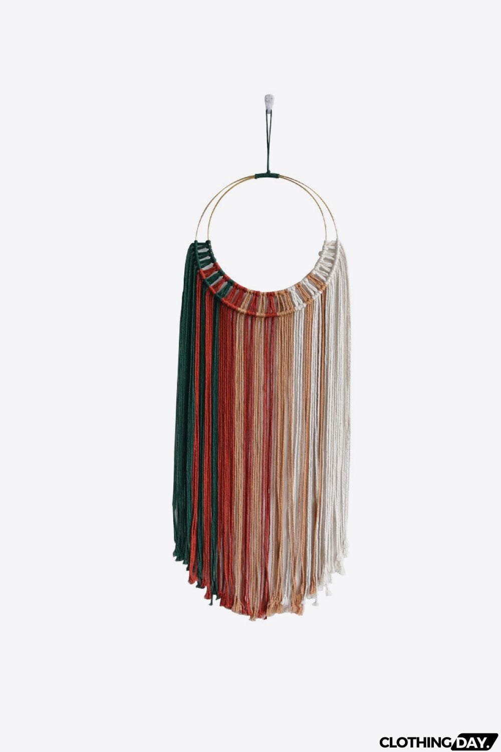 Hoop Fringe Macrame Wall Hanging