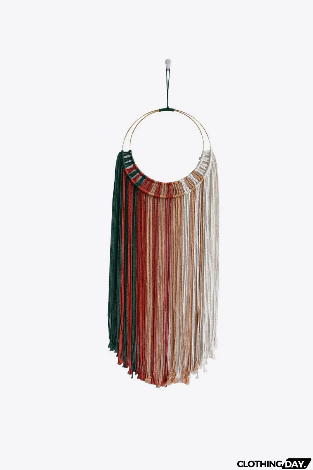 Hoop Fringe Macrame Wall Hanging