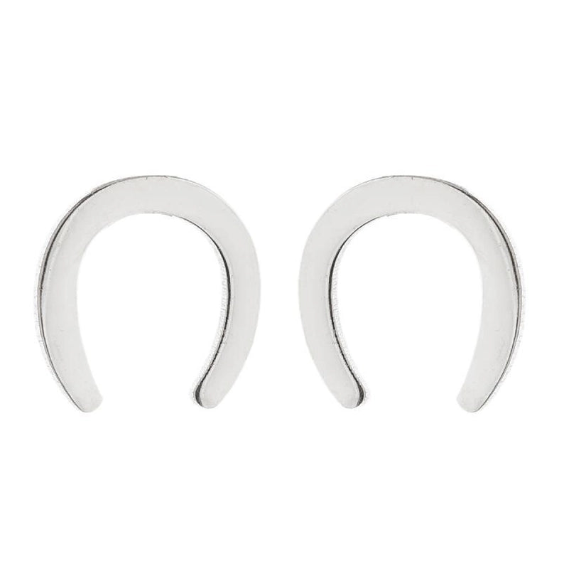 Minimalist Geometric 304 Stainless Steel No Inlaid 18K Gold Plated Ear Studs