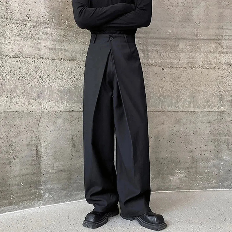 Split Front Draped Pants