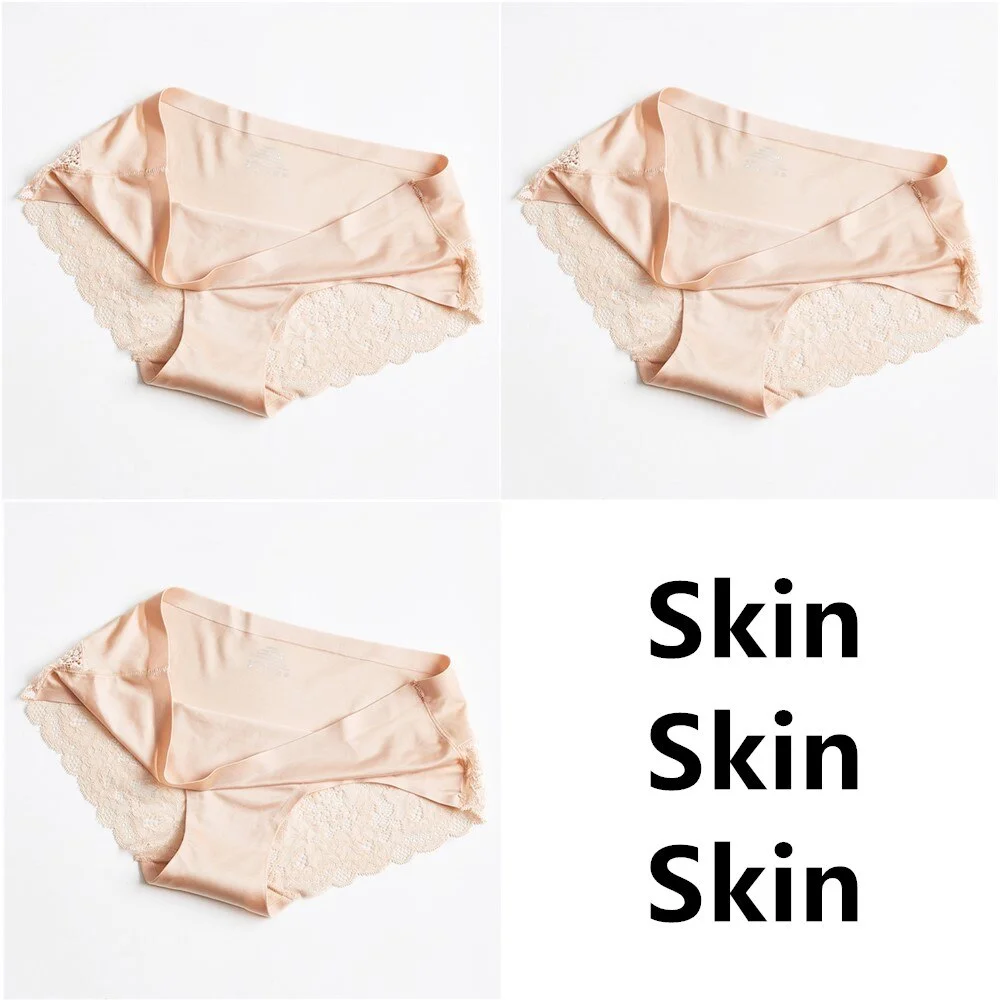 3pcs/lot Sexy Women Underwear Breathable High Quality Women Panties Seamless Underwear Solid Lingerie Underpants Women M-XL