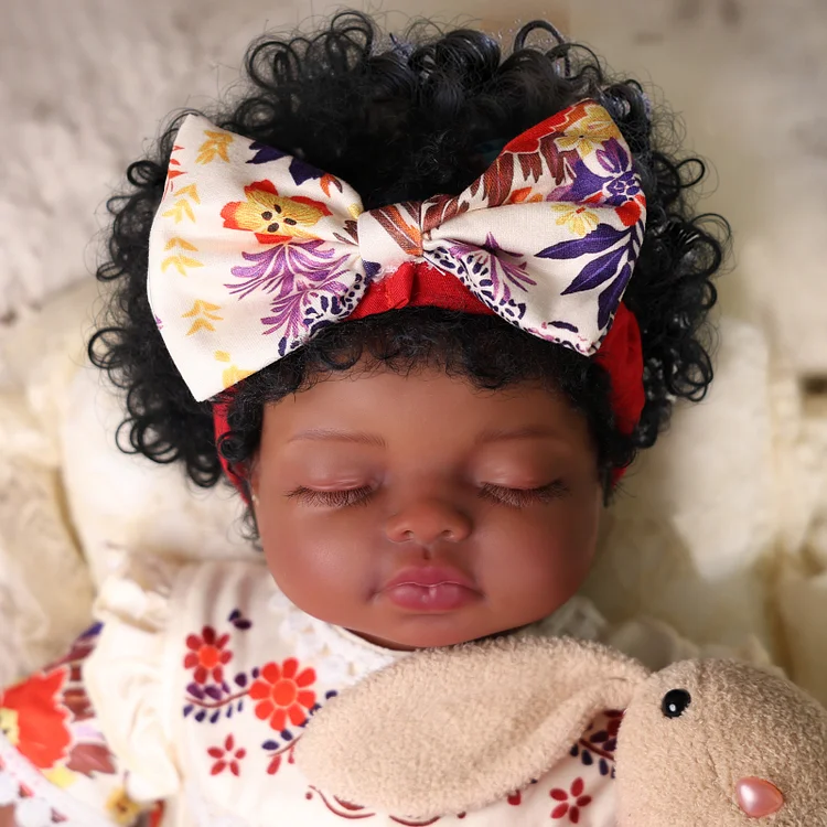 Babeside Sleeping Reborn Baby Tobey 20'' African American Older Girl Healing of the Heart