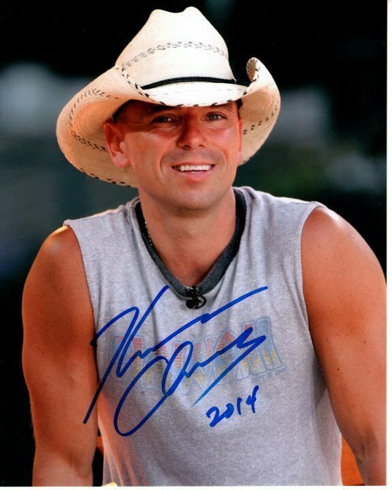 Kenny chesney signed autographed 8x10 Photo Poster painting dated