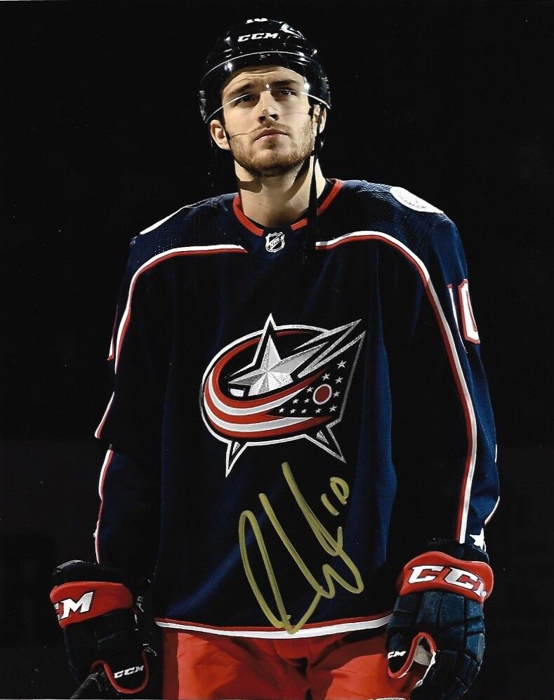 Columbus Blue Jackets Alexander Wennberg Signed Autographed 8x10 Photo Poster painting COA #13