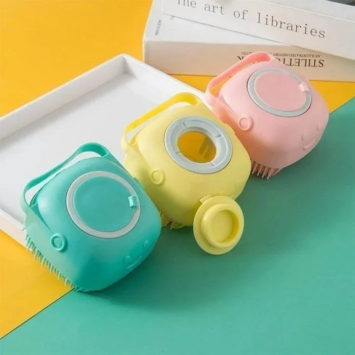 💥Spring Hot Sale💥 🧼🧼Bathroom 🐶Horse Dog Cat🐱 Bath Brush Massage Gloves Soft Safety Silicone Comb Pet Accessories❤️ 