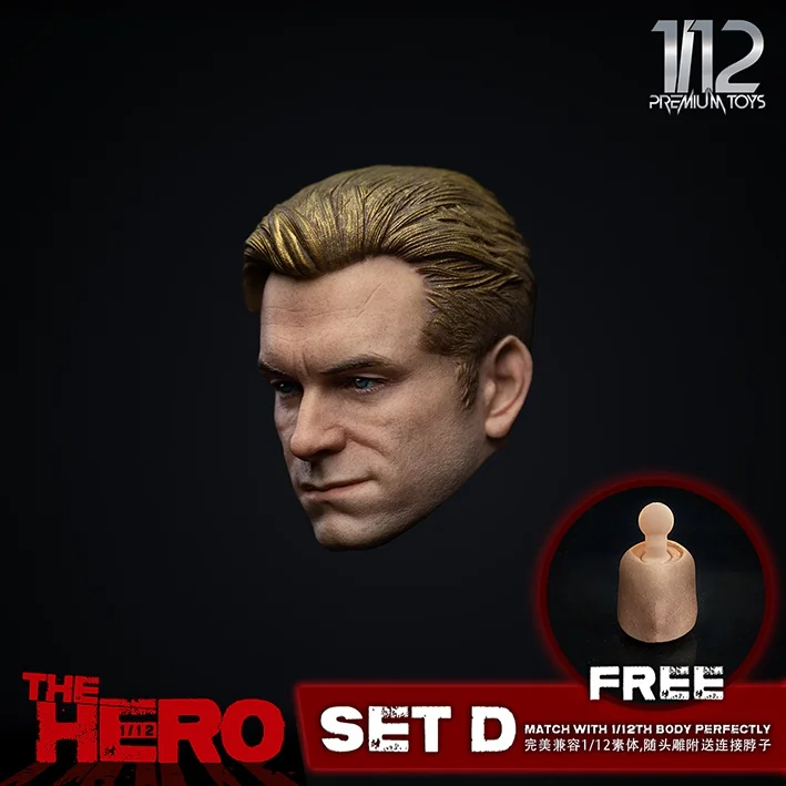 PRE-ORDER Premium Toys PM9018 ABCDE 1/12 The Hero Head Sculpt