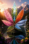 Luxury AB Velvet Diamond Painting Kit - Landscape