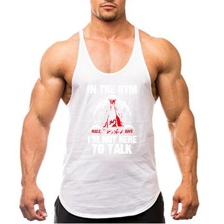 Stringer Tank Top Gym Bodybuilding Fitness Vest at Hiphopee