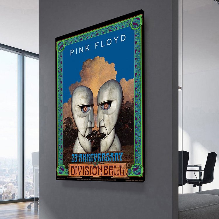 Pink Floyd Division Bell 25th anniversary Canvas Wall Art MusicWallArt