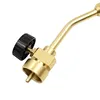 Full Copper Propane Torch Head Pencil Flame MAPP Flame Gun for Soldering/Brazing