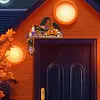 2pcs DIY Diamond Painting Halloween Door Corner Frame Wood(Halloween atmosphere)
