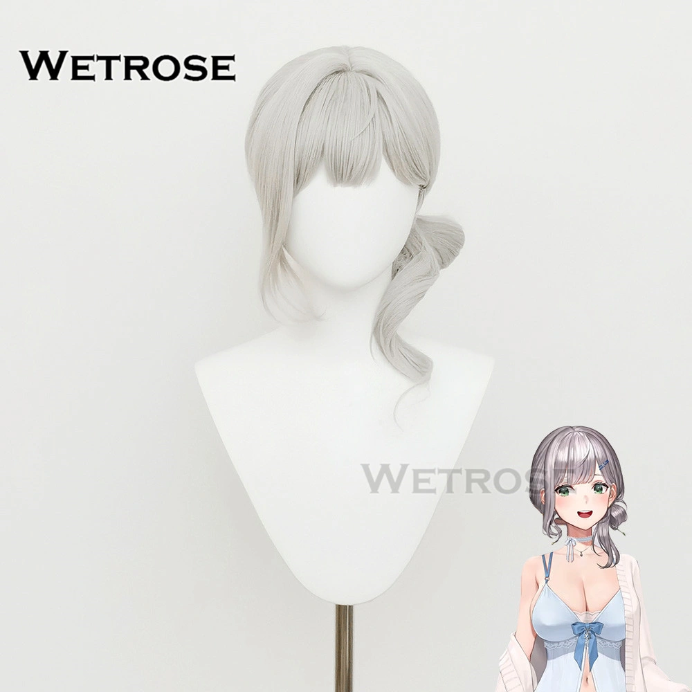 [Wetrose] Pre-Order Hololive Vtuber Shirogane Noel 2025 New Outfit Nightwear Cosplay Wig