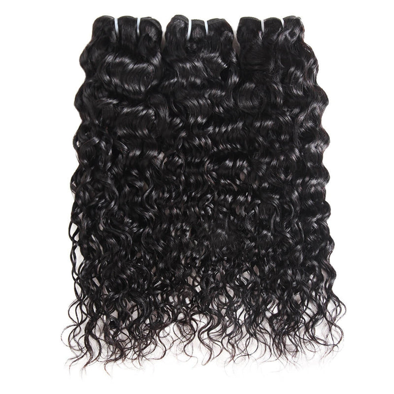 3PCS Water Wave Top Virgin Hair Bundles | 12–30 Inch |  Boruihair |  100% Human Hair
