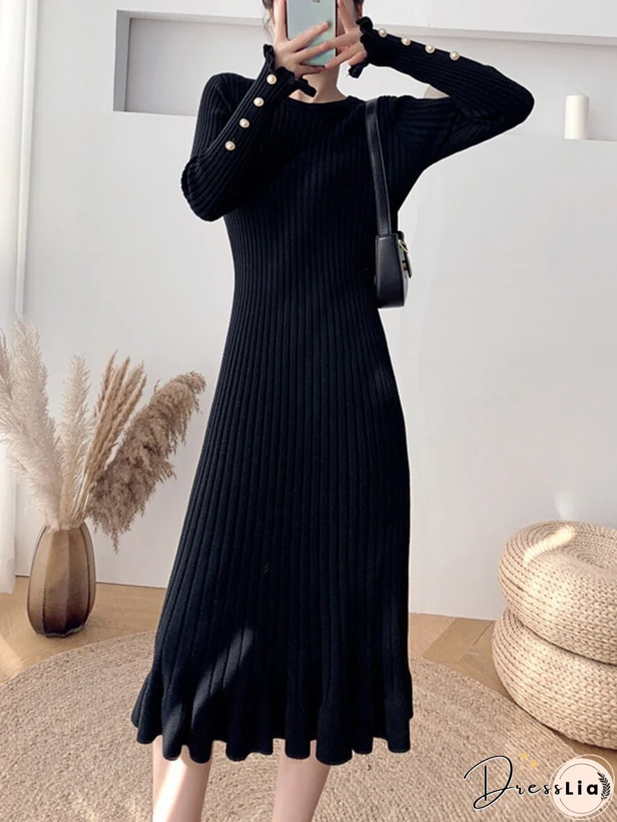 Effortless and Chic winter Dress