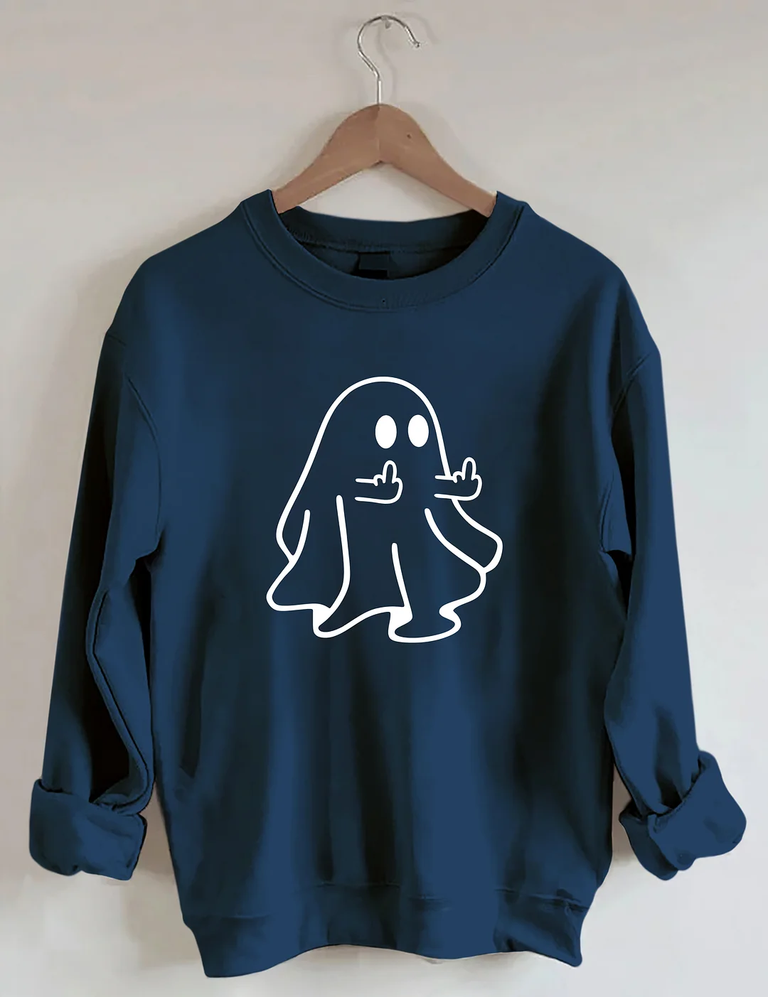 Ghost Middle Finger Sweatshirt