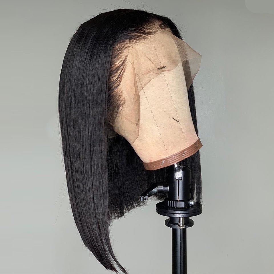 FLASH SALE!  Lace Front Bob Straight Wig 180% Density Full End