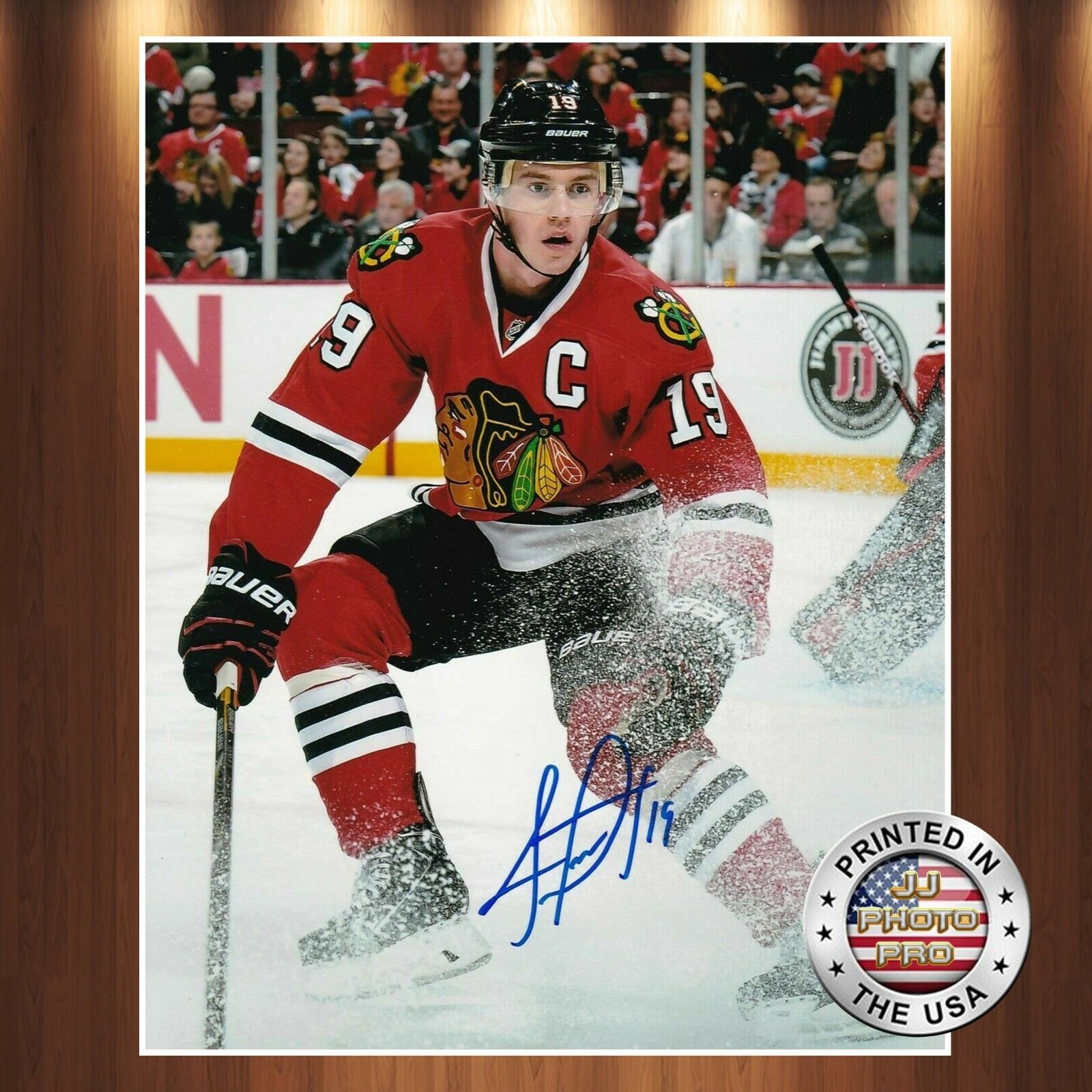 Jonathan Toews Autographed Signed 8x10 Photo Poster painting (Blackhawks) REPRINT