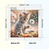 (US Only)Cat - Diamond Painting - Partial Special Shaped Drill (Canvas|30*30cm)