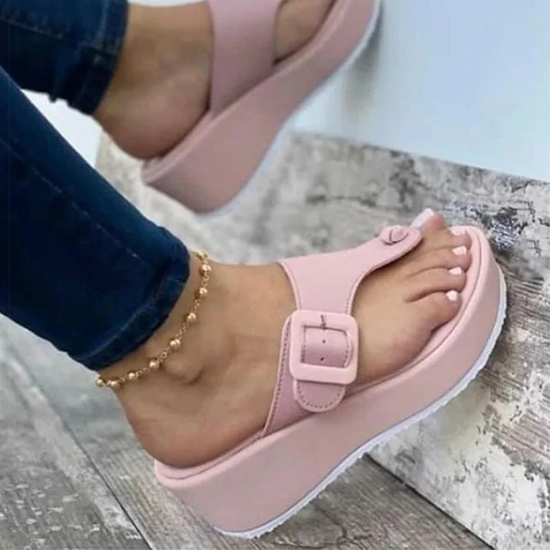 Women Sandals Fashion Women Heels Sandals For Summer Shoes Women Platform Sandals Wedges Shoes Women Flip Flops Casual Slippers