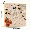 DIY Pre-Framed Halloween Ghost Button Art Canvas Kit