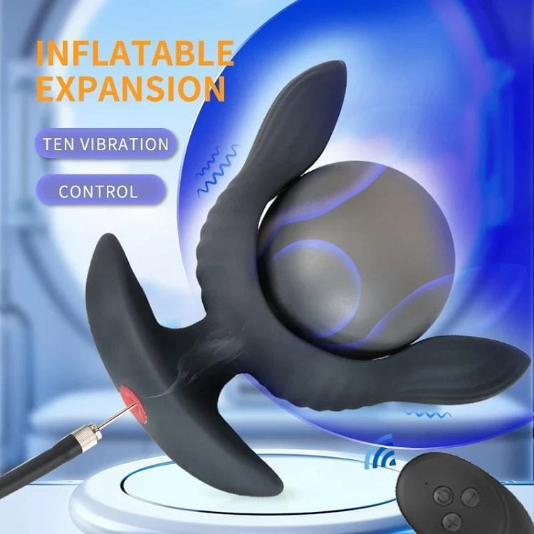 pornhint Pornhint Wireless Anal Vibrator G-Spot Dildo Pump Inflatable Butt Plug Prostate Massage Toy