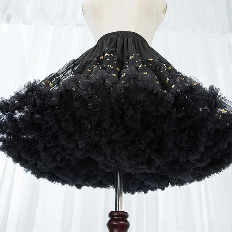 Lolita Cute Star Boneless Soft Yarn Petticoat SP15584