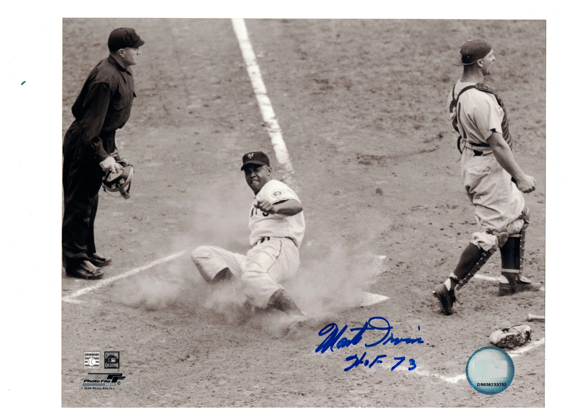 Monte Irvin New York Giants Signed 8x10 Photo Poster painting W/Our COA