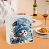 Diamond Painting Christmas Atmosphere Snowman Paper Towel Napkin Holder