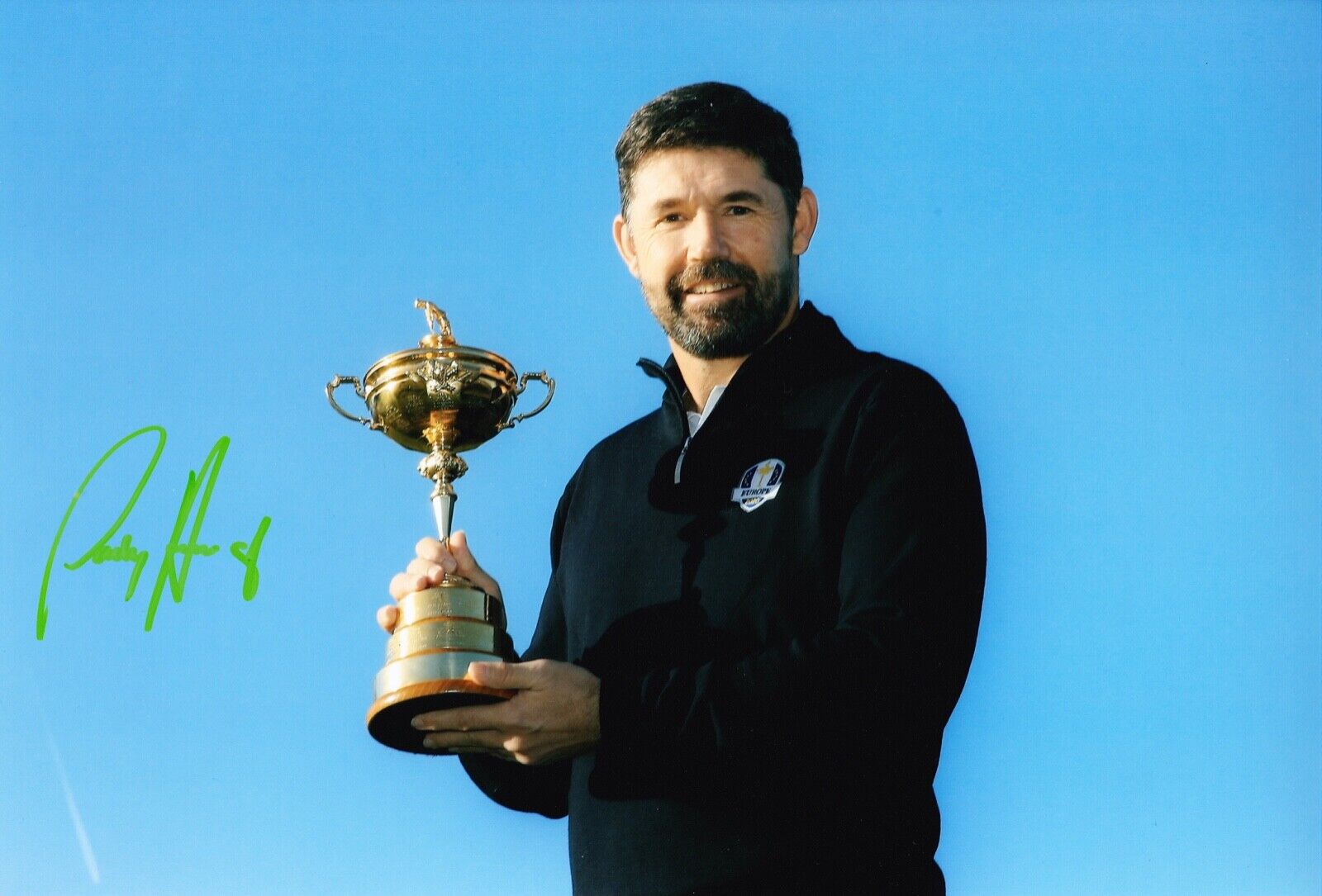 Padraig Harrington Signed 12X8 Photo Poster painting Ryder CUP Captain 2020 AFTAL COA (A)