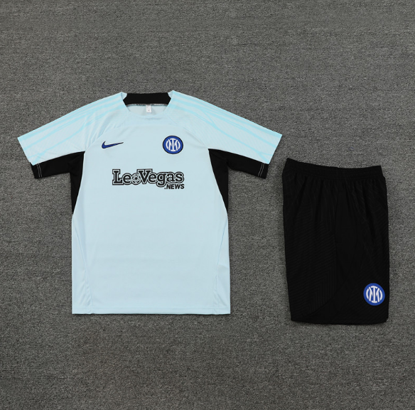 23/24 Inter Milan Short Sleeve Training Kit Football Shirt Thai Quality