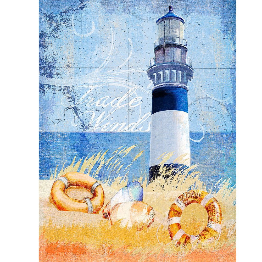 

Sea Lighthouse - Round Drill Diamond Painting - 30*40CM, 501 Original