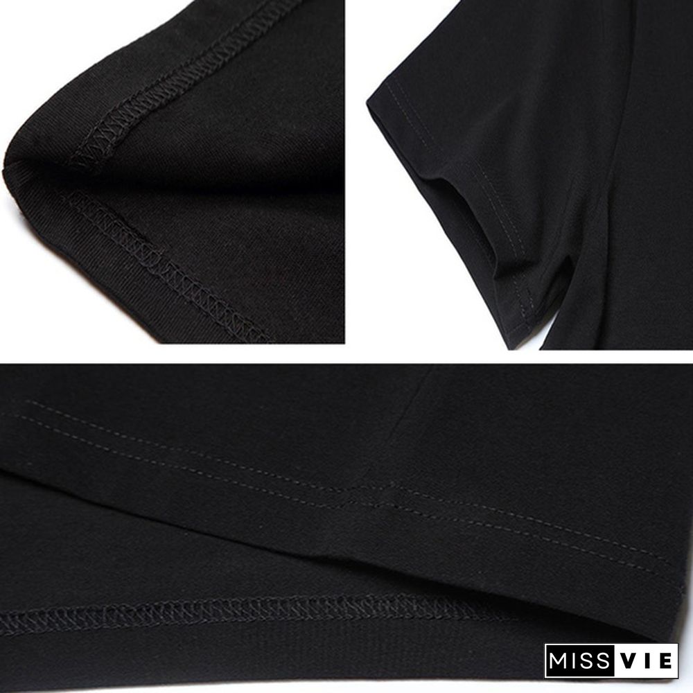 Stranger Things Themed Full Moon Halloween T Shirt Black