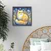 Diamond Painting -DIY Round Drill Cat(40x40cm)