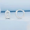 925 Sterling Silver Hypoallergenic CZ Earrings