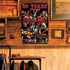 AC/DC - Panneaux en &eacute;tain m&eacute;tallique(20*30cm/30*40cm) - Musique